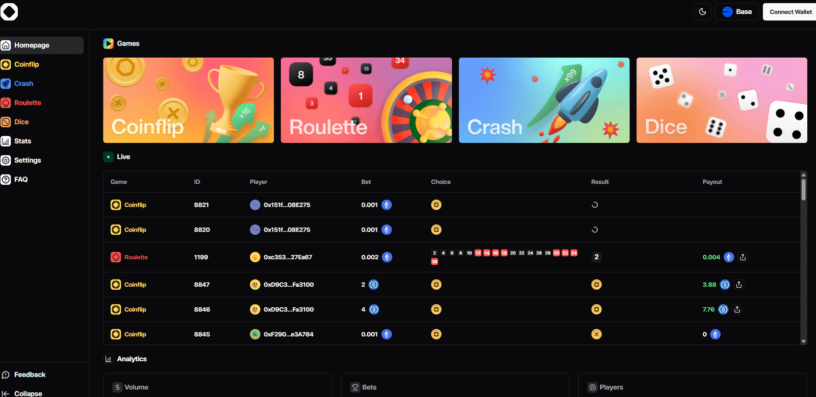Polygon Casino Games - Web3 Casino Game Engine case study