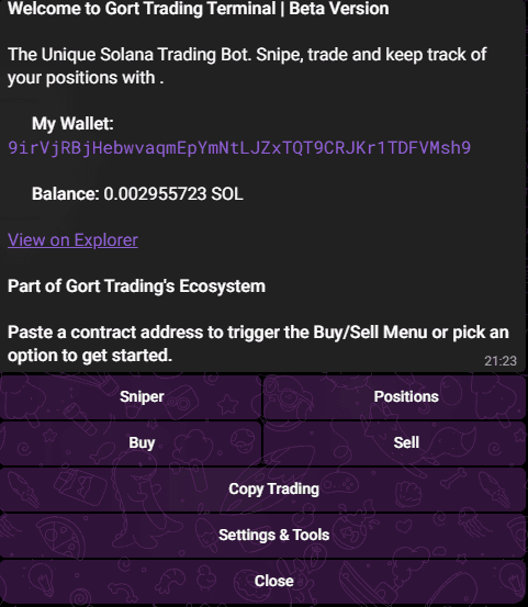 Solana Trojan Bot forked - Trading Infrastructure case study