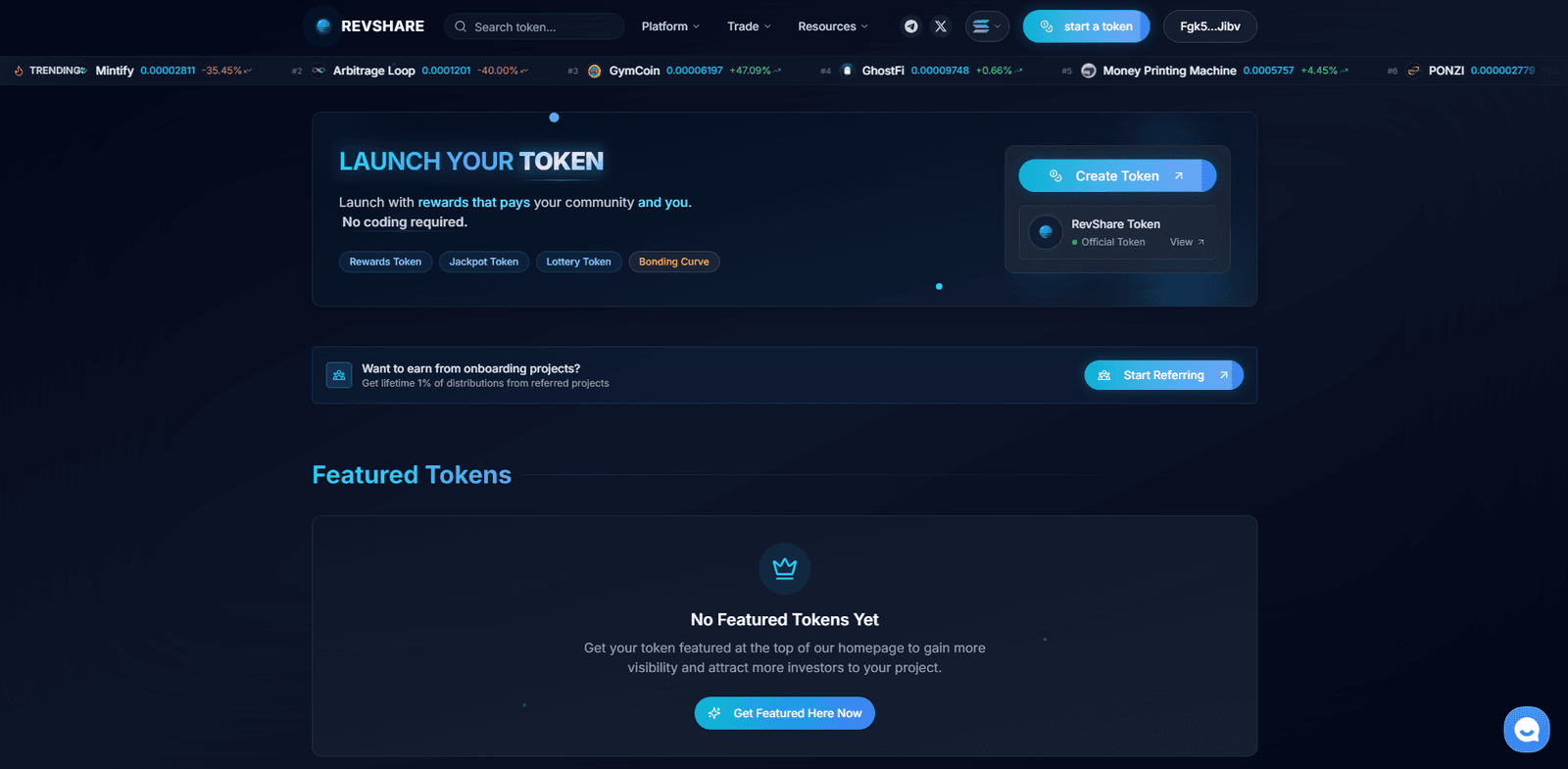 Revshare-DeFi/Tokenomics/Launchpad - case study by Roswelly, Rust smart contract & backend developer
