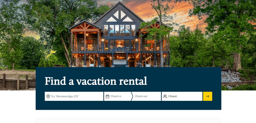 Vacasa Vacation Rental Booking platform